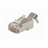 Show product details for 012-026/EZF-100 Vertical Cable Cat6A Feed Through Plug (RJ45 Modular Connector) Shielded