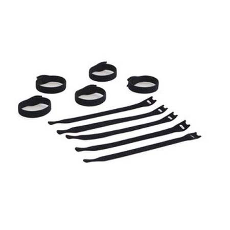 0300-1-002-00 Kendall Howard Hook and Loop Cable Ties - 10 Pack