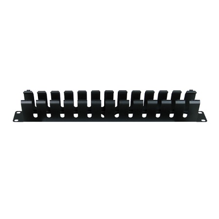 044-2393/DC/1U Vertical Cable 1U Closed Horizontal Wire Manager, 19