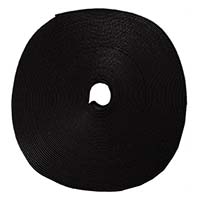 045-V12/75BK Vertical Cable 1/2" Wide Velcro Tie Wrap - 75' Roll - Black