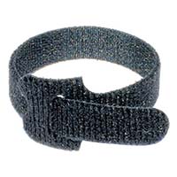 045-V12/8BK Vertical Cable 1/2" Wide Velcro Tie Wrap - 8" Length - Black - 50 Pack