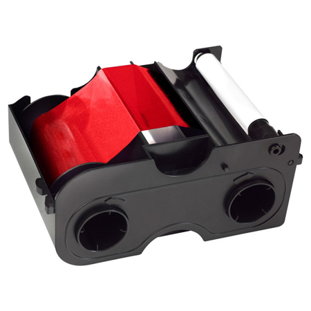 045105 HID Fargo Red Cartridge w/ Cleaning Roller – 1000 Images