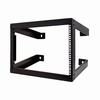 Show product details for 047-WFJ-0853 Vertical Cable 8U Open Wall Mount Rack 18" Depth