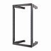 Show product details for 047-WFM-2026 Vertical Cable 20U Open Wall Mount Rack 18"-30" Adjustable Depth