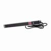 Show product details for 047-WPS-2000 Vertical Cable 8 Way PDU with Main Switch and Breaker  1U Power Distribution Unit