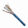 Show product details for 060-612/U/BL Vertical Cable 060-612 Series 23 AWG 4 Unshielded Twisted Pair Solid Bare Copper CMR Non-Plenum Cat6 Cable - 1000' Pull Box - Blue