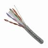 Show product details for 060-616/U/GY Vertical Cable 060-616 Series 23 AWG 4 Unshielded Twisted Pair Solid Bare Copper CMR Non-Plenum Cat6 Cable - 1000' Pull Box - Gray