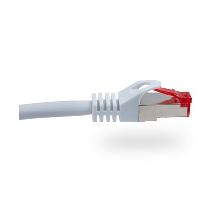 076-1008/05WH Vertical Cable 26 AWG 4 Shielded Twisted Pair Stranded Bare Copper CM Non-Plenum Cat6A - 6" Patch Cord - White