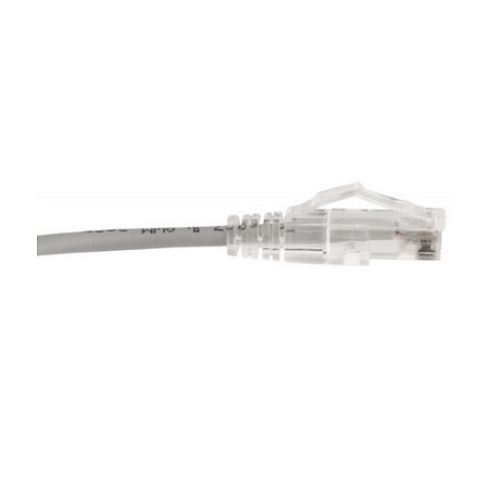 077-2022/1GY Vertical Cable 28 AWG 4 Unshielded Twisted Pair Stranded Bare Copper CM Non-Plenum Cat6A - 1ft Patch Cord - Gray