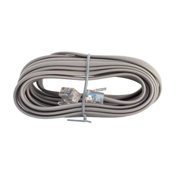 091-713/6C/14S Vertical Cable 091-713 Series 28 AWG Silver Satin Phone Cords - 1000ft Spool