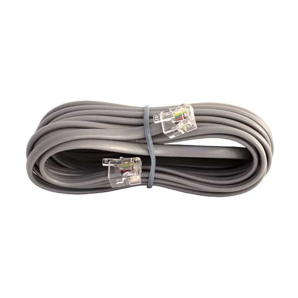 091-716/6C/25S Vertical Cable 091-716 Series 28AWG Silver Satin Phone Cords - 1000ft Spool