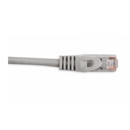 092-582/1GY Vertical Cable 24 AWG 4 Unshielded Twisted Pair Stranded Bare Copper CM Non-Plenum Cat5e Cable - 1ft Patch Cord - Gray