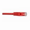Show product details for 092-603/3RD Vertical Cable 24 AWG 4 Unshielded Twisted Pair Stranded Bare Copper CM Non-Plenum Cat5e Cable - 3ft Patch Cord - Red
