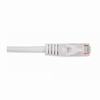 Show product details for 092-604/3WH Vertical Cable 24 AWG 4 Unshielded Twisted Pair Stranded Bare Copper CM Non-Plenum Cat5e Cable - 3ft Patch Cord - White