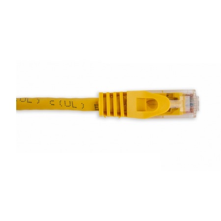 092-605/3YL Vertical Cable 24 AWG 4 Unshielded Twisted Pair Stranded Bare Copper CM Non-Plenum Cat5e Cable - 3ft Patch Cord - Yellow