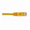 Show product details for 092-605/3YL Vertical Cable 24 AWG 4 Unshielded Twisted Pair Stranded Bare Copper CM Non-Plenum Cat5e Cable - 3ft Patch Cord - Yellow