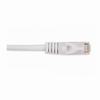 Show product details for 092-613/5WH Vertical Cable 24 AWG 4 Unshielded Twisted Pair Stranded Bare Copper CM Non-Plenum Cat5e Cable - 5ft Patch Cord - White