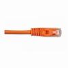 Show product details for 092-619/7OR Vertical Cable 24 AWG 4 Unshielded Twisted Pair Stranded Bare Copper CM Non-Plenum Cat5e Cable - 7ft Patch Cord - Orange