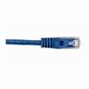 Show product details for 092-634/14BL Vertical Cable 24 AWG 4 Unshielded Twisted Pair Stranded Bare Copper CM Non-Plenum Cat5e Cable - 14ft Patch Cord - Blue