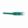 Show product details for 092-653/25GR Vertical Cable 24 AWG 4 Unshielded Twisted Pair Stranded Bare Copper CM Non-Plenum Cat5e Cable - 25ft Patch Cord - Green