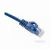 Show product details for 094-796/1BL Vertical Cable 24 AWG 4 Unshielded Twisted Pair Stranded Bare Copper CM Non-Plenum Cat6 Cable - 1ft Patch Cord - Blue