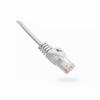 Show product details for 094-811/2WH Vertical Cable 24 AWG 4 Unshielded Twisted Pair Stranded Bare Copper CM Non-Plenum Cat6 Cable - 2ft Patch Cord - White