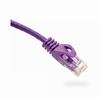 Show product details for 094-827/5PR Vertical Cable 24 AWG 4 Unshielded Twisted Pair Stranded Bare Copper CM Non-Plenum Cat6 Cable - 5ft Patch Cord - Purple