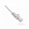 Show product details for 094-856/14WH Vertical Cable 24 AWG 4 Unshielded Twisted Pair Stranded Bare Copper CM Non-Plenum Cat6 Cable - 14ft Patch Cord - White