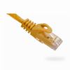 Show product details for 094-857/14YL Vertical Cable 24 AWG 4 Unshielded Twisted Pair Stranded Bare Copper CM Non-Plenum Cat6 Cable - 14ft Patch Cord - Yellow