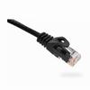 Show product details for 094-867/25BK Vertical Cable 24 AWG 4 Unshielded Twisted Pair Stranded Bare Copper CM Non-Plenum Cat6 Cable - 25ft Patch Cord - Black