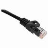 Show product details for 094-876/50BK Vertical Cable 24 AWG 4 Unshielded Twisted Pair Stranded Bare Copper CM Non-Plenum Cat6 Cable 50ft Patch Cord - Black
