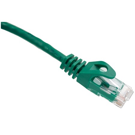 094-878/50GR Vertical Cable 24 AWG 4 Unshielded Twisted Pair Stranded Bare Copper CM Non-Plenum Cat6 Cable 50ft Patch Cord - Green