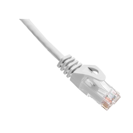 094-901/100WH Vertical Cable 24 AWG 4 Unshielded Twisted Pair Stranded Bare Copper CM Non-Plenum Cat6 Cable 100ft Patch Cord - White