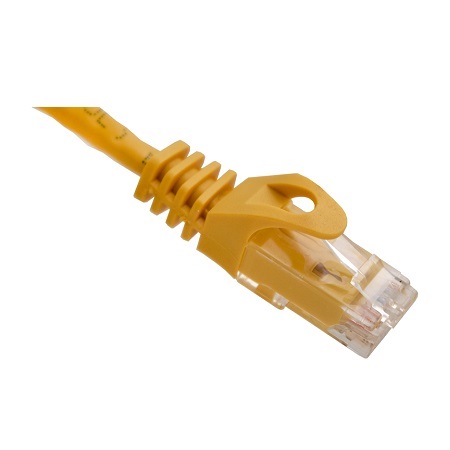 094-902/100YL Vertical Cable 24 AWG 4 Unshielded Twisted Pair Stranded Bare Copper CM Non-Plenum Cat6 Cable 100ft Patch Cord - Yellow