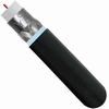 Show product details for 107-1234/DB/6S Vertical Cable 18 AWG Shielded Solid Copper Clad Steel CL2/CM Non-Plenum RG6 Coax Cable - 1000' Wooden Spool - Black
