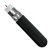 Show product details for 107-2311/BK Vertical Cable 18 AWG Shielded Solid Copper Clad Steel CL2/CM Non-Plenum RG6 Coax Cable - 1000' Pull Box - Black