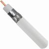107-2316/P/WH Vertical Cable 18 AWG Shielded Copper Clad Steel Non-Plenum RG6 Coax Cable - 1000' Wooden Spool - White