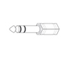 110005 Vanco Adapter 3.5MM Stereo Jack/1/4 Stereo plug