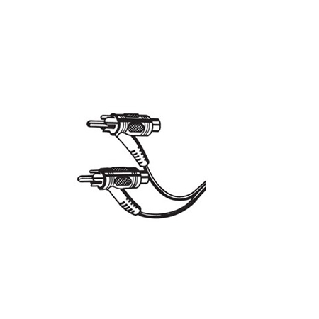 Vanco RCA Patch Cable - Pistol Type Dual RCA Male Plugs to Dual RCA Male Plugs