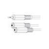 Show product details for 110323X Vanco Adapter 3.5mm Stereo Plug to 2-3.5mm Male Jack 6 In