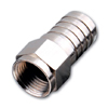 Show product details for 120015 Vanco Connector RG6 Weatherproof 2PK