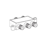 Show product details for 120020X Vanco Splitter 4-Way 75 Ohm Gold