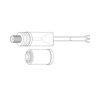 Show product details for 120021 Vanco Transformer Outdoor 75-300 Ohm Gold