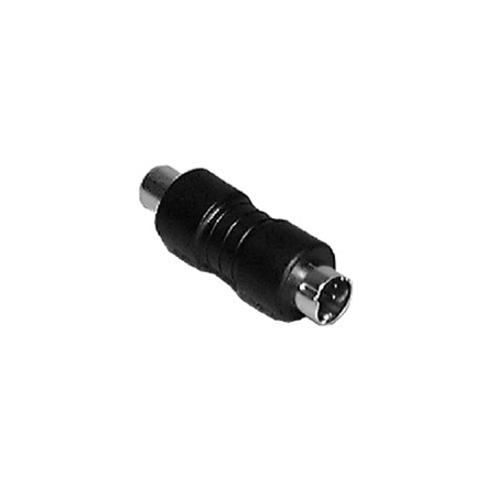 Vanco S-Video Mini Din 4 Pin Male Plug to RCA Female Jack