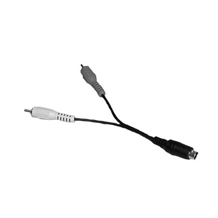 120083X Vanco Adapter S-Videos Mini Din 4 Pin Male to 2 RCA Male