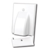 120616 Vanco Hinged Bulk Cable Wall Plate - Ivory