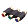 Show product details for 121256X Vanco Triple RGB Component Video Coupler