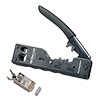 Show product details for 12517C Platinum Tools Tele-Titan Xg 2.0 CAT6A/10Gig Crimp Tool Combo Pack with 10 x CAT6A Connectors and Liners