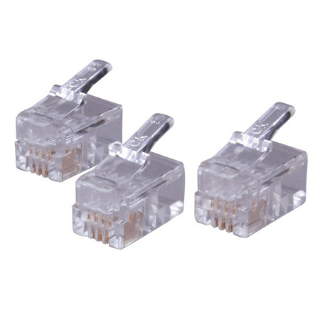 Vanco Modular Crimp-On Line Cord Plugs