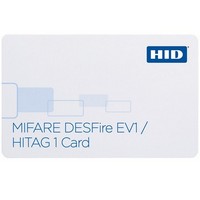 1451NGGNNN-100 HID 1451 MIFARE DESFire EV1 + Prox Card 1451 Standard PVC Non-Programmed (125KHz & 13.56MHz) Plain White with Gloss Finish Front Plain White with Gloss Finish Back No Printed 13.56 MHz DESFire Card Numbering No Slot Punch No Printed 125 KHz Card Numbering 100 Pack